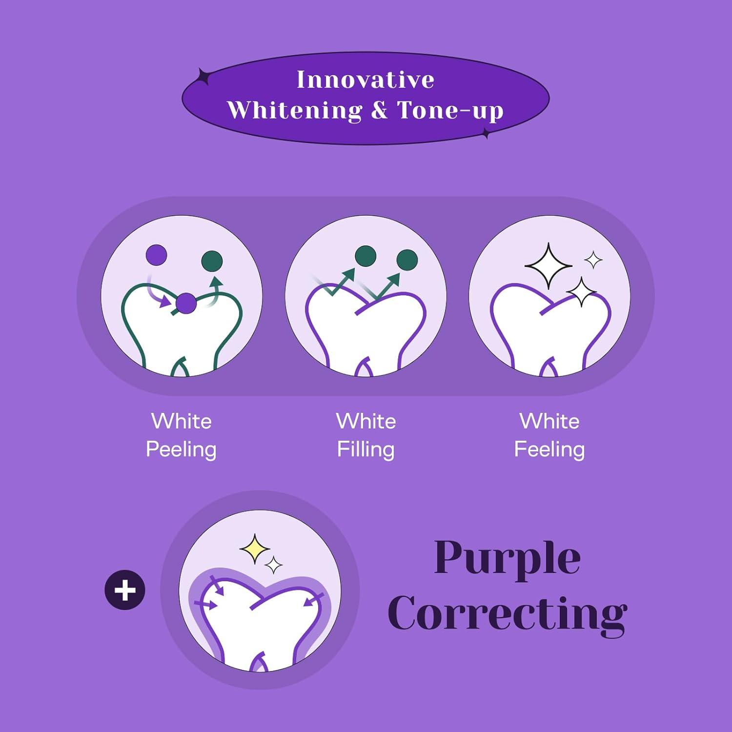 image:imageEUTHYMOL Whitening Duo Bundle 37 oz Each Stain Removal Violet ToneUp for Yellow Teeth Cavity Protection Fresh Breath