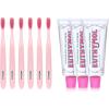 image:imageEUTHYMOL Whitening Toothpaste Pack of 3 and Whitening ToothbrushPink Pack of 6 Stain Removal in 2 Weeks LongLasting Freshness for Sensitive Gum amp TeethPremium Soft DualTension Bristles