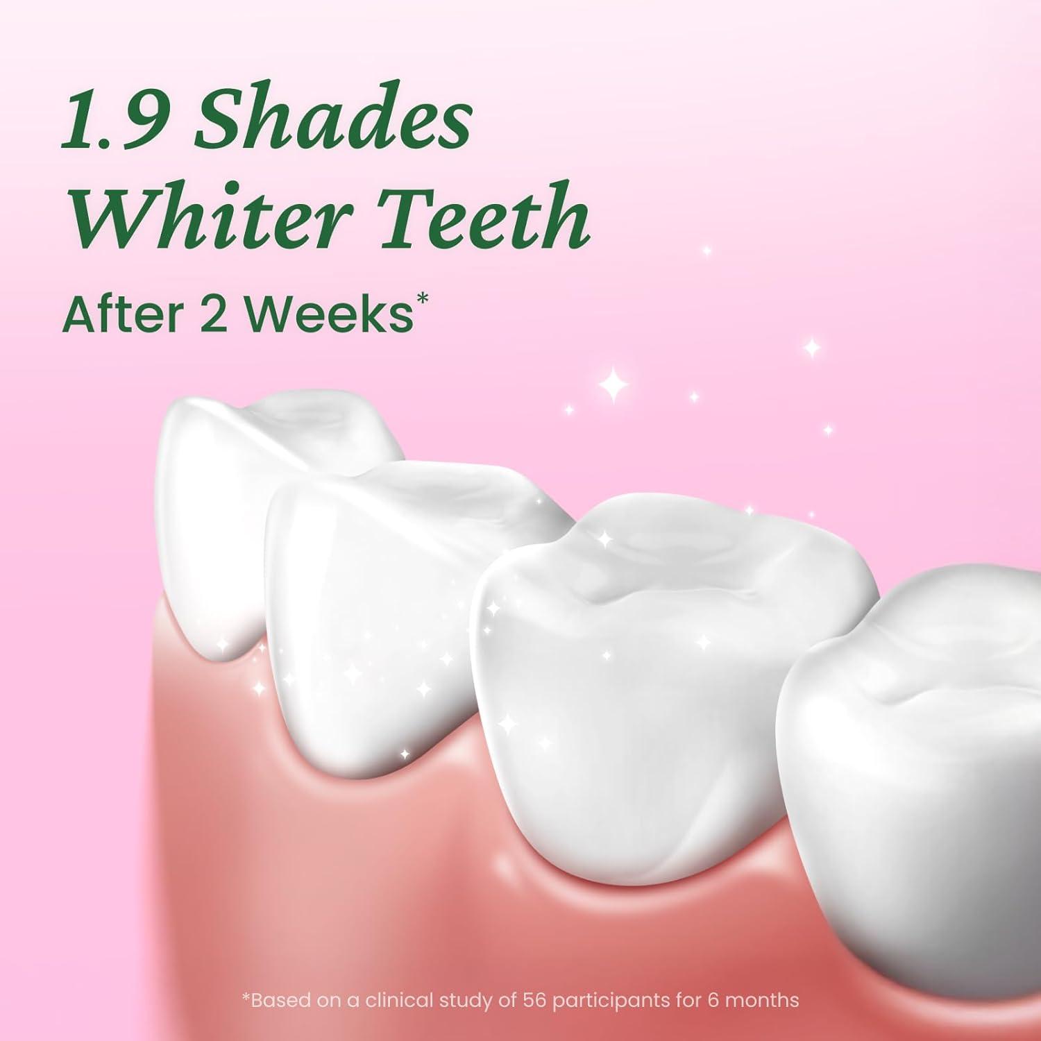 image:imageEUTHYMOL Whitening Toothpaste 37fl oz2 Pack of 2 Stain Removal in 2 Weeks LongLasting Freshness for Sensitive Gum amp Teeth Bad Breath Cavity Prevention Recyclable Aluminum TubePack of 2